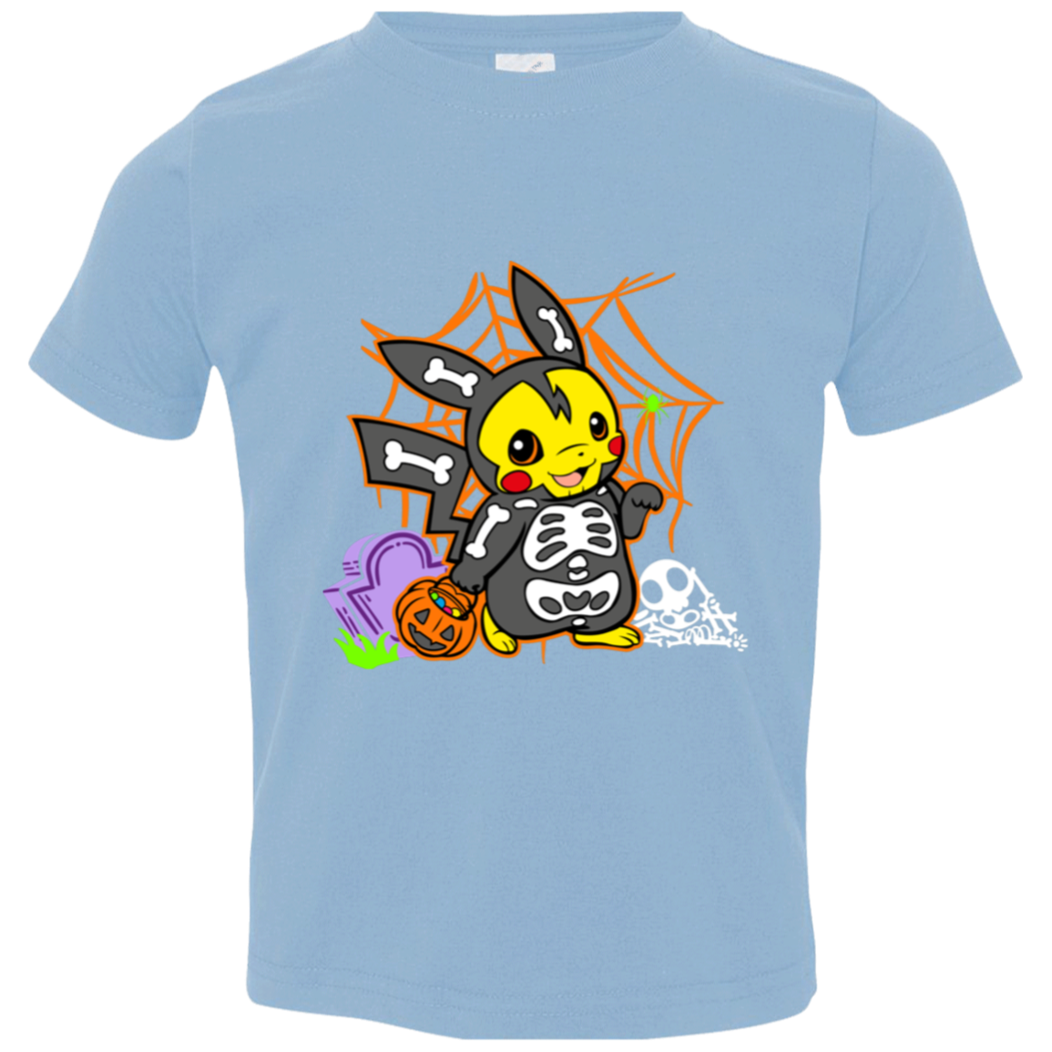 Skeleton Pikachu Children's Tee