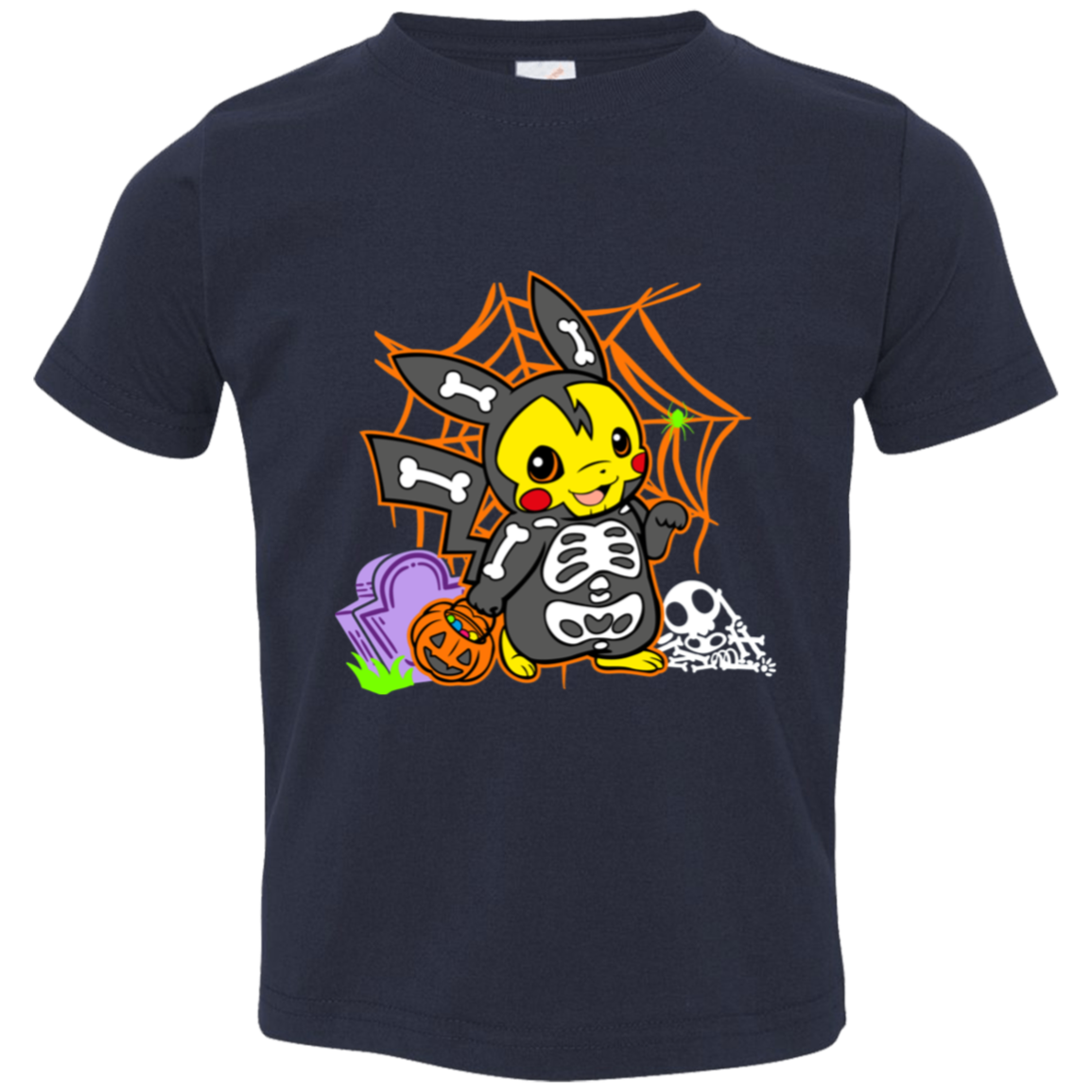 Skeleton Pikachu Children's Tee