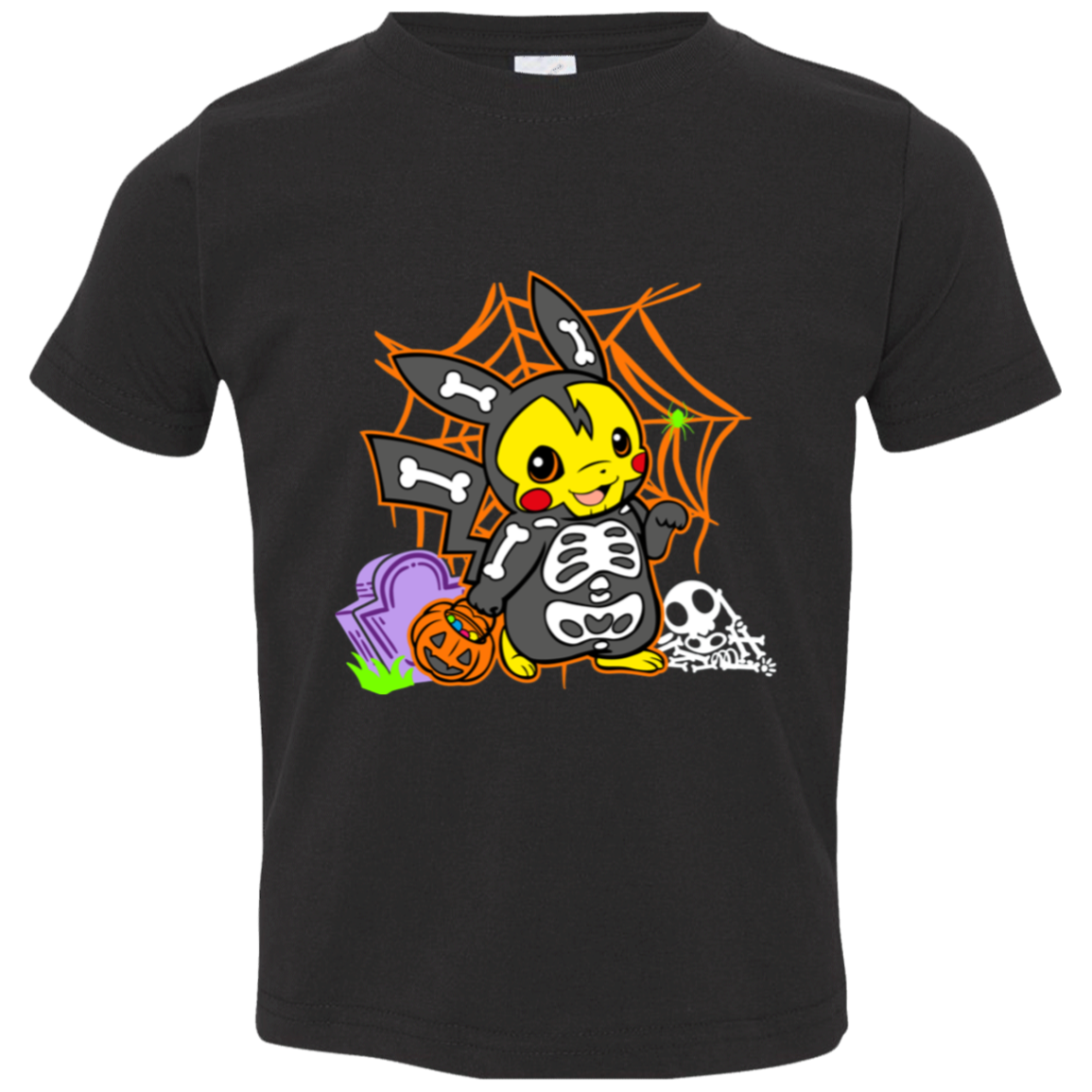 Skeleton Pikachu Children's Tee